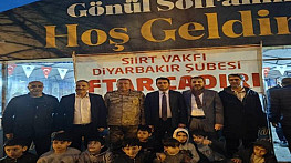Siirt Vakfı Diyarbakır Şubesi'nden yüzlerce aileye iftar rahatlığı